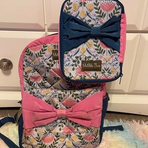 Matilda Jane Backpack with matching Lunch kit